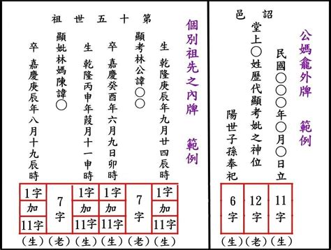 寫法範例自己寫祖先牌位|2024牌位寫法更新